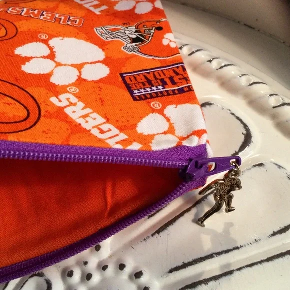 CLEMSON Tigers BAG & KEYCHAIN - Picture 2 of 7
